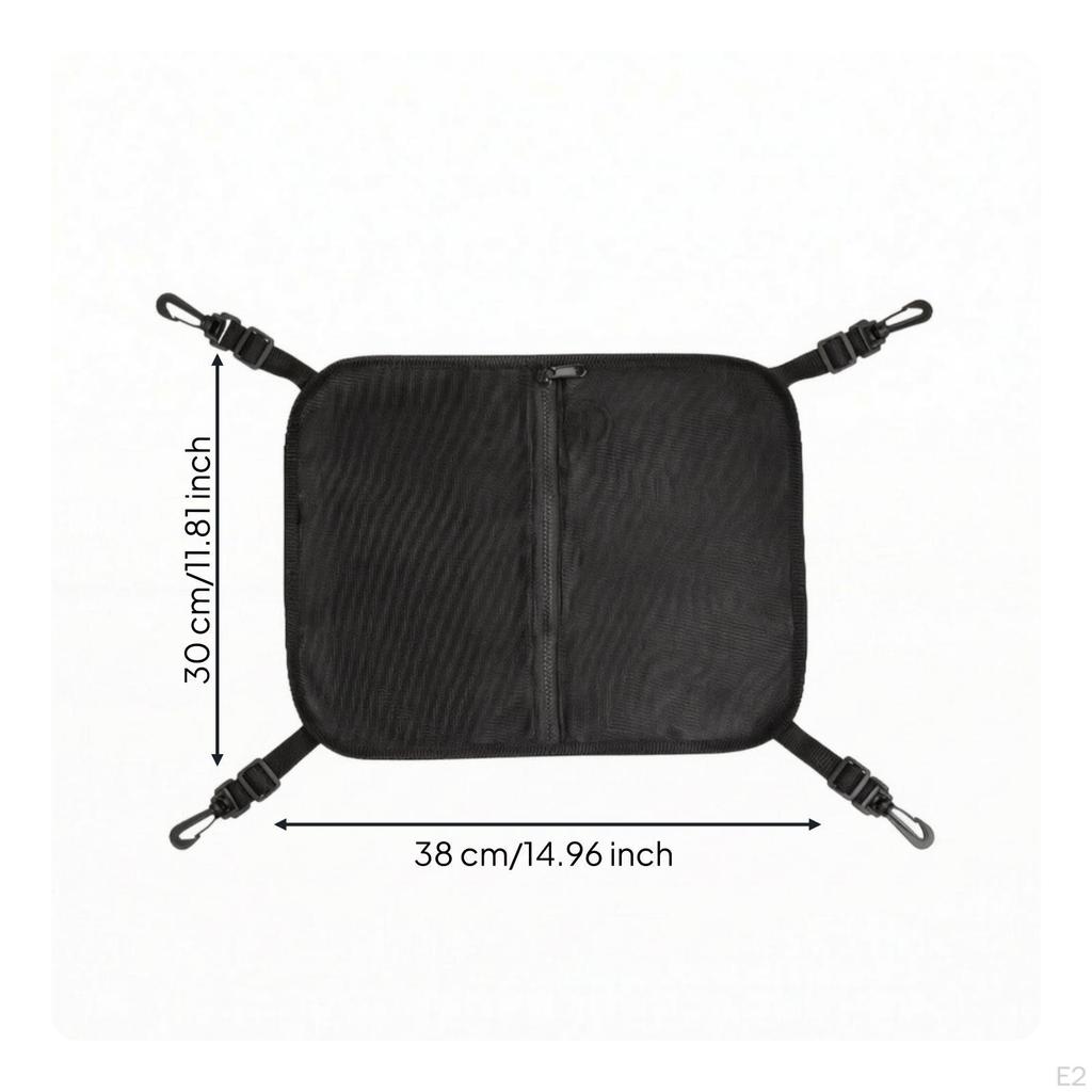 5 Pieces Paddleboard Deck Bag Adjustable SUP Mesh Storage Lightweight