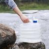 PE Folding Water Bag Retractable Bucket Outdoor Collapsible Water Bag Portable Driving Water Tank Container Faucet Car Camping