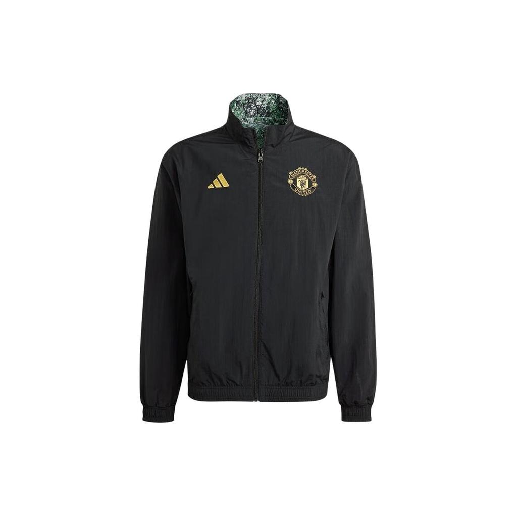 New Adidas Manchester Jackets Coats Men's Black IP9186
