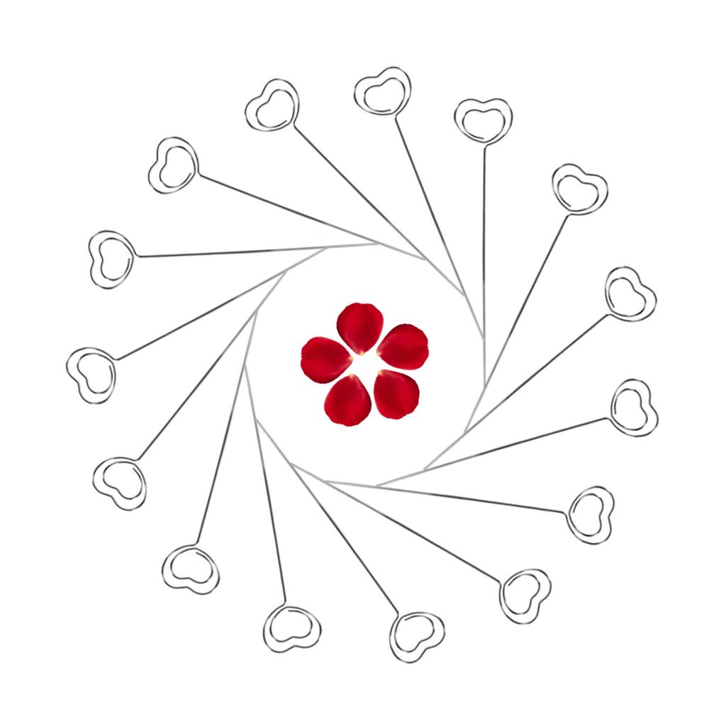 50 X Silver Photo Card Picture Memo Paper Note Display Clip Holders