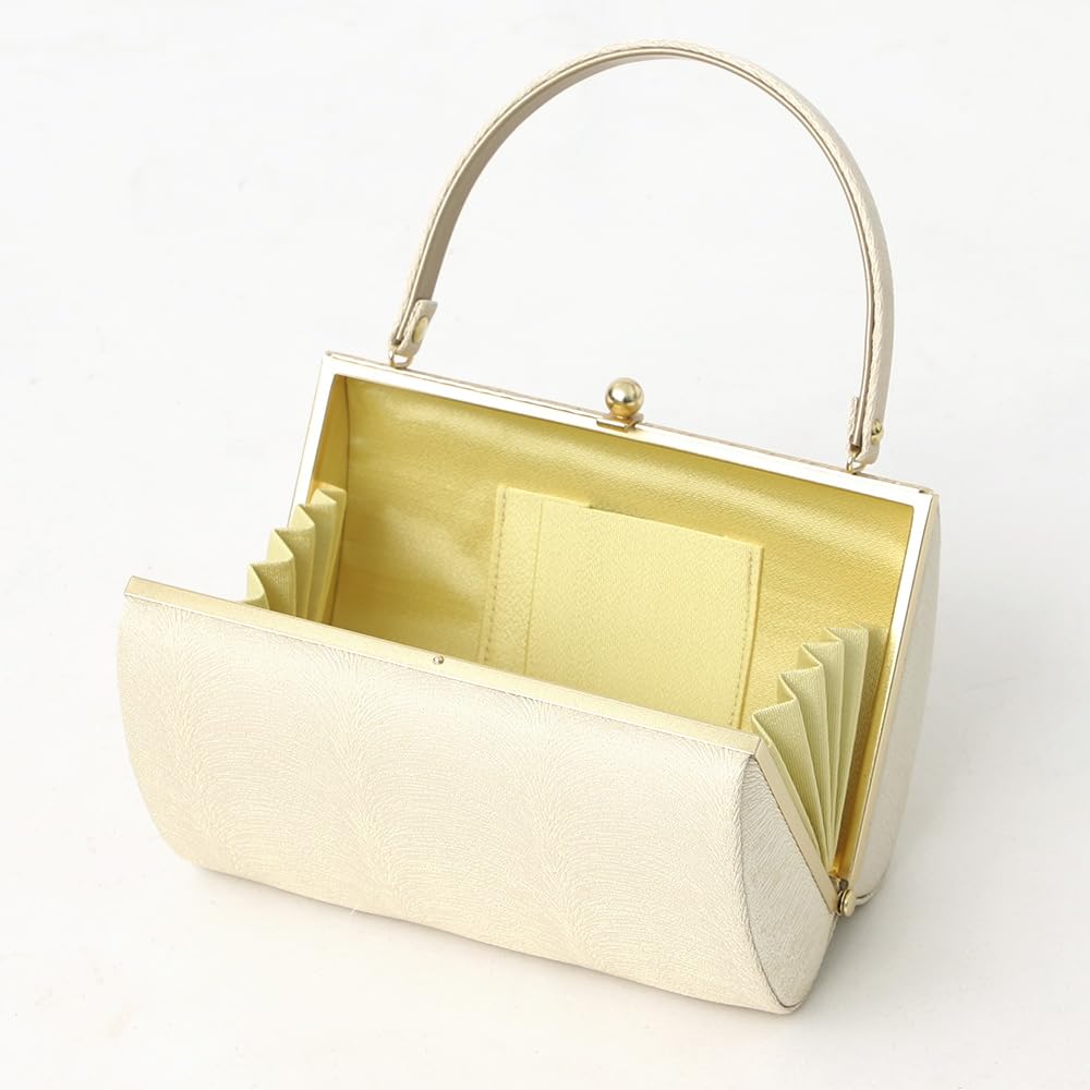 Zori Bag Visiting Coming of Age Made in Made in Gold and Silver Thread Gold Set, Tomesode, Kimono, Formal, Kimono, Furisode, Wedding, Ceremony, Japan,