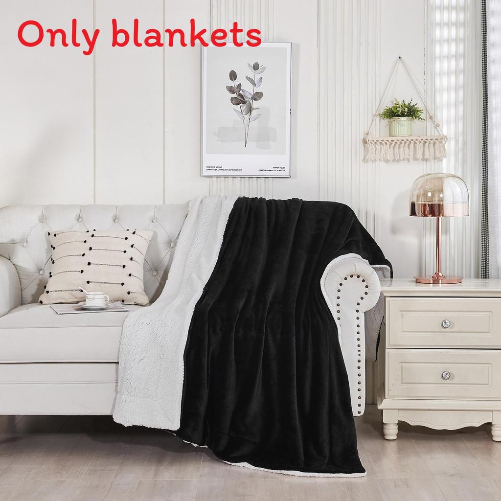 Plush Versatile Blankets With Classic Solid Colors For Home Decor Gifts And