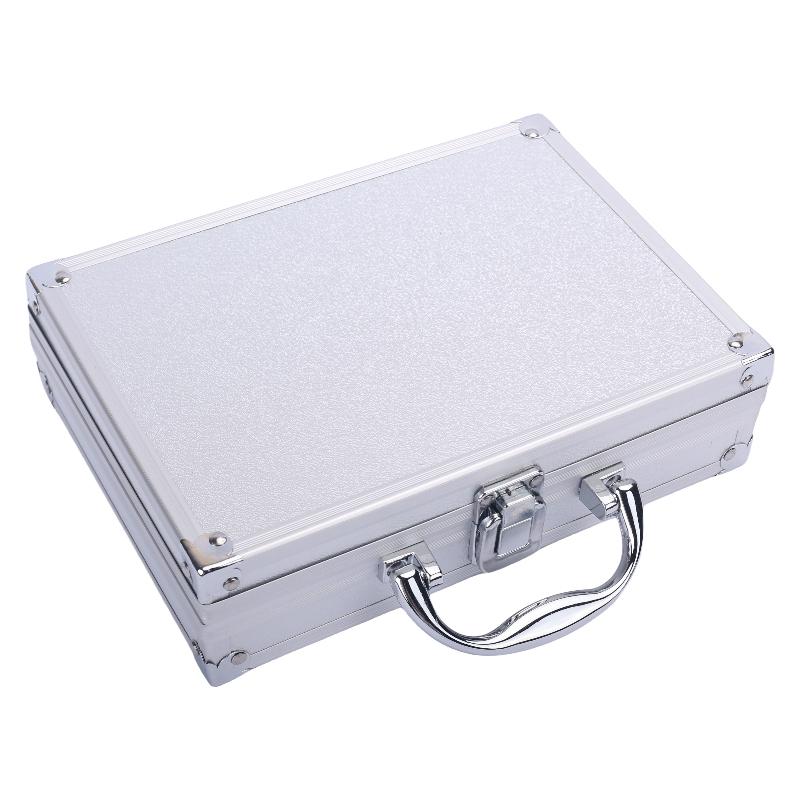 Multiple specifications Aluminum Toolboxes Silver Metal Safety Equipment Cases Portable Instrument Storage Boxes With Handles