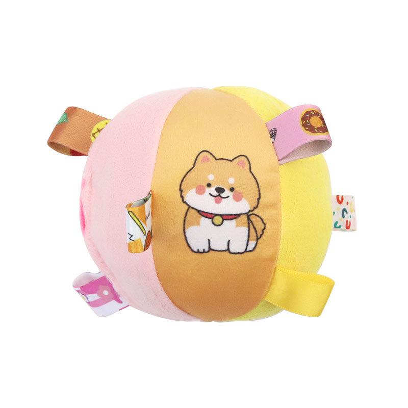 Plush Rattle Ball Toy for Dogs - Cute Sounding Toy To Relieve Puppy Boredom