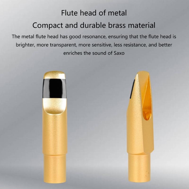 Metall Saxophon-Blattschraube mit Messing-Kappe Leichte Zubehörteile Tenor Alt Saxophon Klarinette Mundstück-Klammern Sets