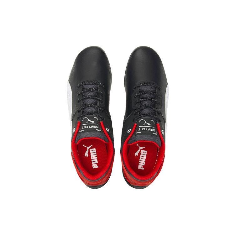 Scuderia Ferrari X Puma Drift Cat Delta Black White Unisex Sneakers Whtie 306864-04
