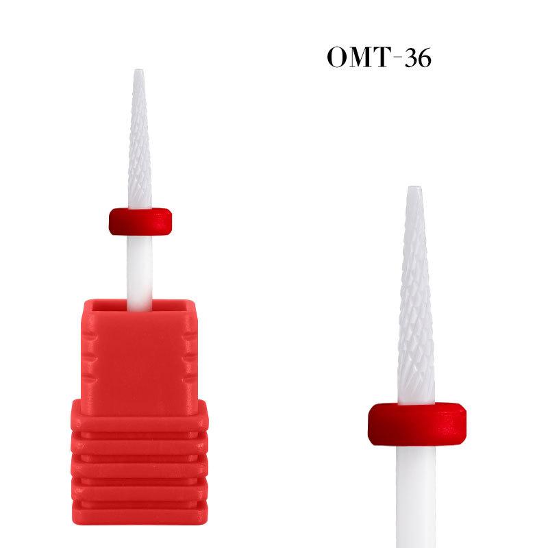 Electric Nail Drill Bit Milling Cutter Ceramic Tungsten Carbide Polishing Grinding Head For Manicure Cutters Nail Art Tools