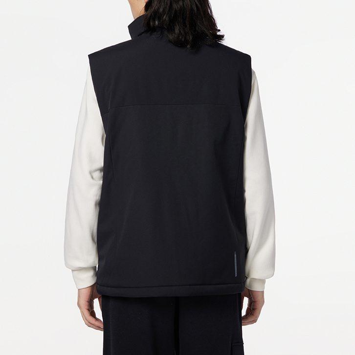 New Balance Vests Men's Black Stand Collar Moderate Other 5JD38661-BK