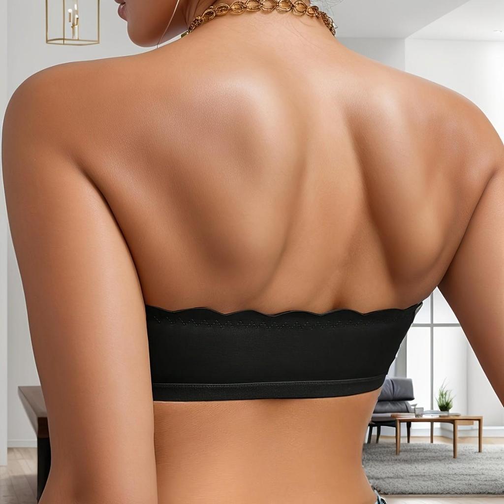 Soutien-gorge push-up sans bretelles pour femme, sous-vêtement sexy de haute qualité, avec boucle frontale, sans couture, invisible, une pièce, antidérapant, idéal pour les fêtes