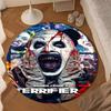 Clown Horror Round Rug for Livingroom,Bedroom, Palyroom, Chair Rug, Area Rug, Circle Carpet, Large Size Fan Christmas Gift
