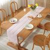 Woven Table Cover Nordic Style Tablecloth INS Cotton Linen Table Runner  Table Decor