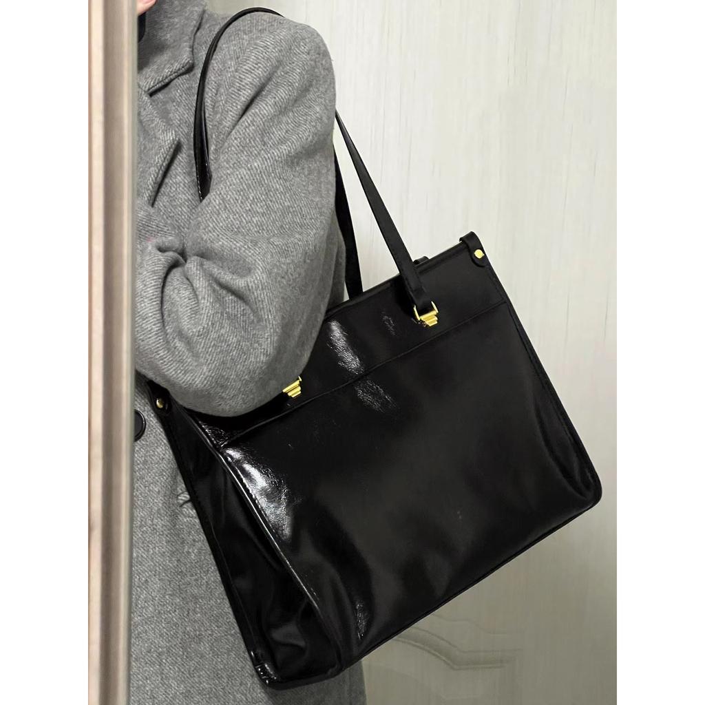 Fashion Tote Bag Women's New PU Light Luxury Popular Commuter Large Capacity Single Shoulder Crossbody Bag