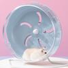Silent Hamster Exercise Roller Toy Running Wheel Plastic for Small Pet with Stable Base Funny Pet Cage Entertainment Toy