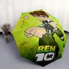 1pc Ben 10 Alien Force Adventure Automatic Opening and Closing Umbrella, Lightweight 3-Fold, With Cute Cartoon Characters, Suitable for Home, Out