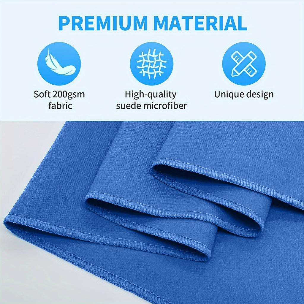 Microfiber Beach Towel, Extra Large Size, Sand Resistant & Quick Dry, Comfortable And Breathable Fitness Towel, Pool Towel