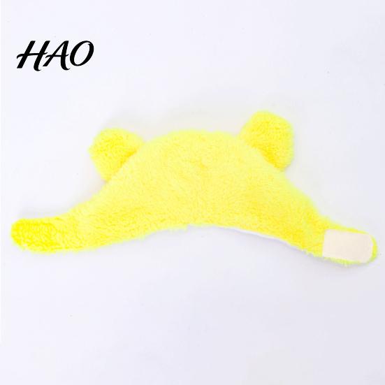 Cat Headwear Pet Headgear Cartoon Shape Super Soft Fastener Tape Non-Fading Ultra-Thick Dress Up Hat Polar Fleece Dog Winter Warm Decor Supplies Puppy