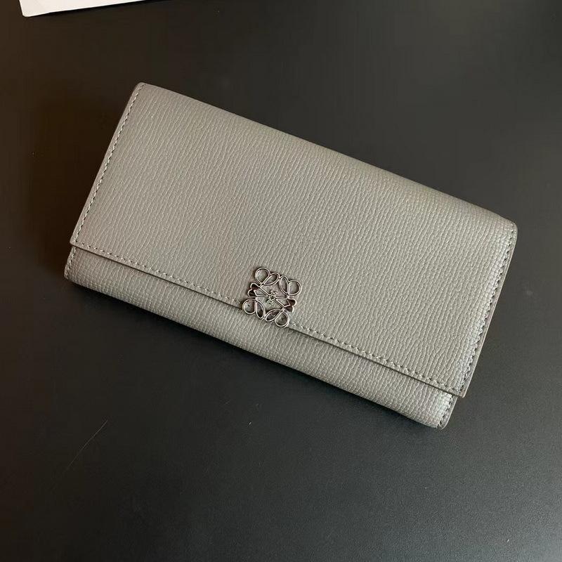 Neue Damenbrieftasche aus echtem Leder mit Palmendruck, langes Design, dreifach gefaltet, modisch, ausgehöhlt, mit Blumenmuster, Perlmutt, farblich blockiert