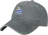 Uruguay Map Flag Vintage Denim Baseball Cap Distressed Twill Casual Adjustable Hat