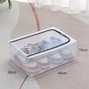 Steel Frame Shoes Sorting Box PVC Folding Shoe Rack Large Capacity Shoe Organier Box