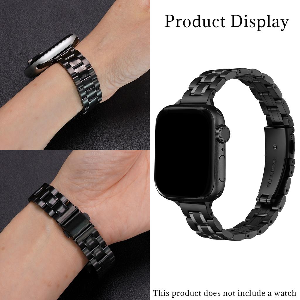 Metal Watch Band for iWatch Ultra/SE/11-1 For 38/40/41/42mm Silver & Golden For Apple Watch Strap Watch Accessories