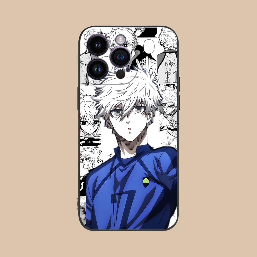 Blue Lock Nagi Seishiro Phone Case for iPhone 17 16 15 14 13 12 11 X XR XS 8 7 Air Pro Max Plus Mini Colorful Cover Pretty Cover