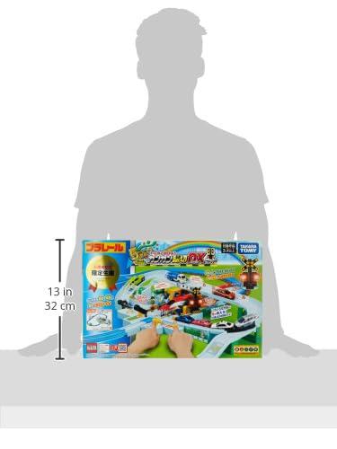 TAKARA TOMY Plarail 5th Anniversary! Play with Tomica! Coming, Coming! Can-Can Railroad Crossing DX Set