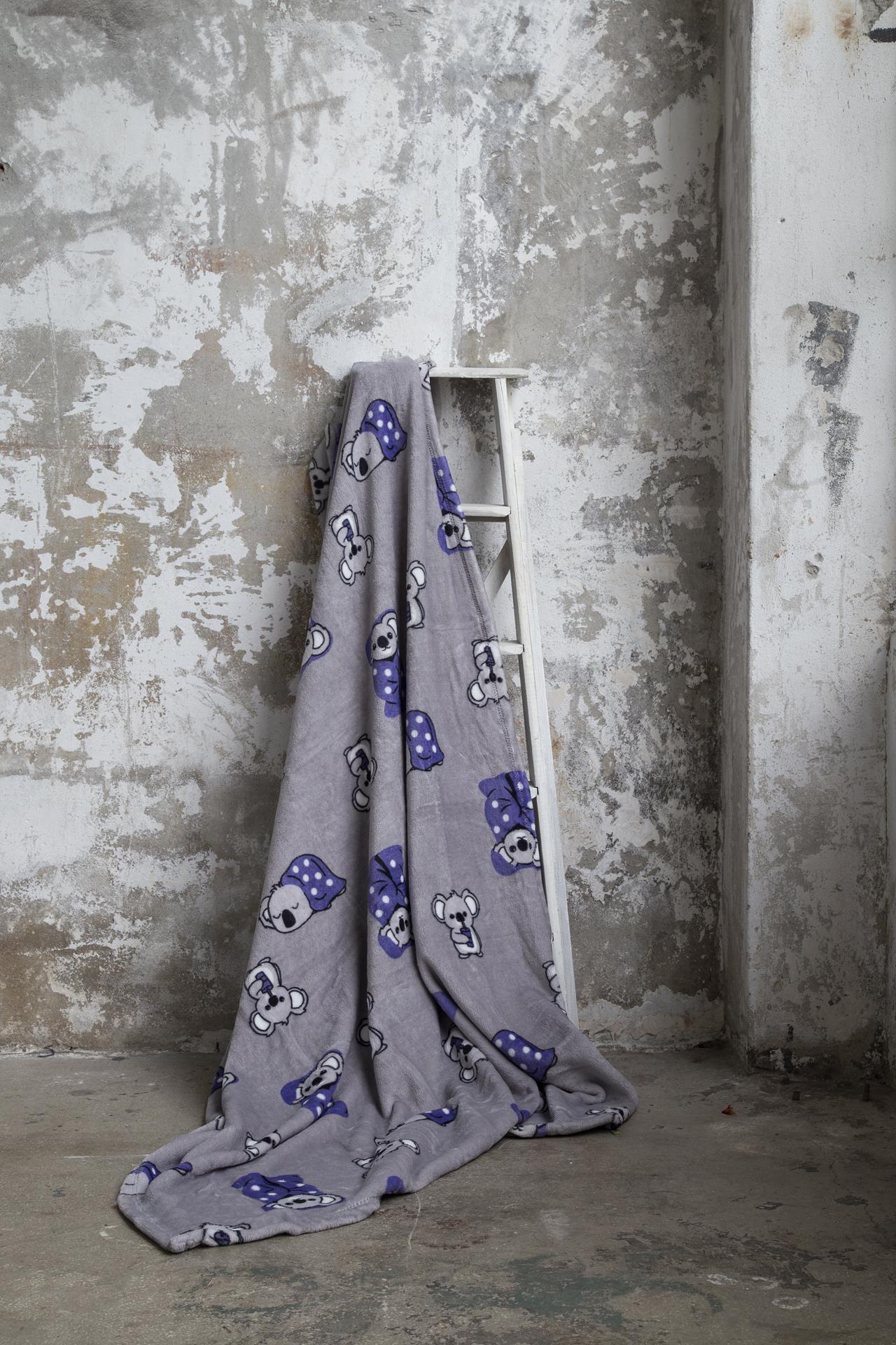 

Dolce Bonita Home Wellsoft Двойное одеяло Koala Bear Purple