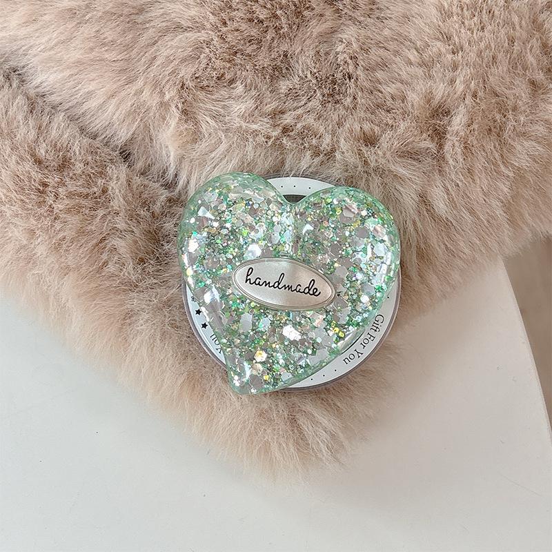 Sequin Airbag Phone Holder with Magsafe Ring and Desktop Support