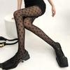 Y2K Women Sexy Tights Seamless Mesh Fishnet Leggings Spring Summer Office Ladies Party Wedding Elastic Black Pantyhose Gothic