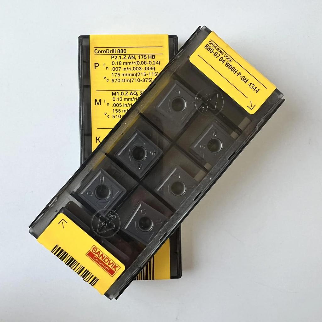 880-0704W06H-P-GM 4344 / Industrial indexable Carbide Inserts 10 Pcs