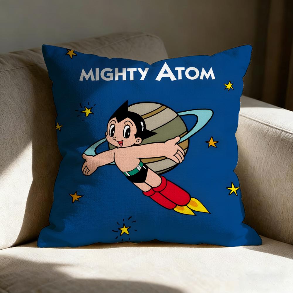 Aastro Boy Animation Pillow Case Linen Pillow Covers Cover For Couch Living Room Bench Patio Floor Linen Home Decor
