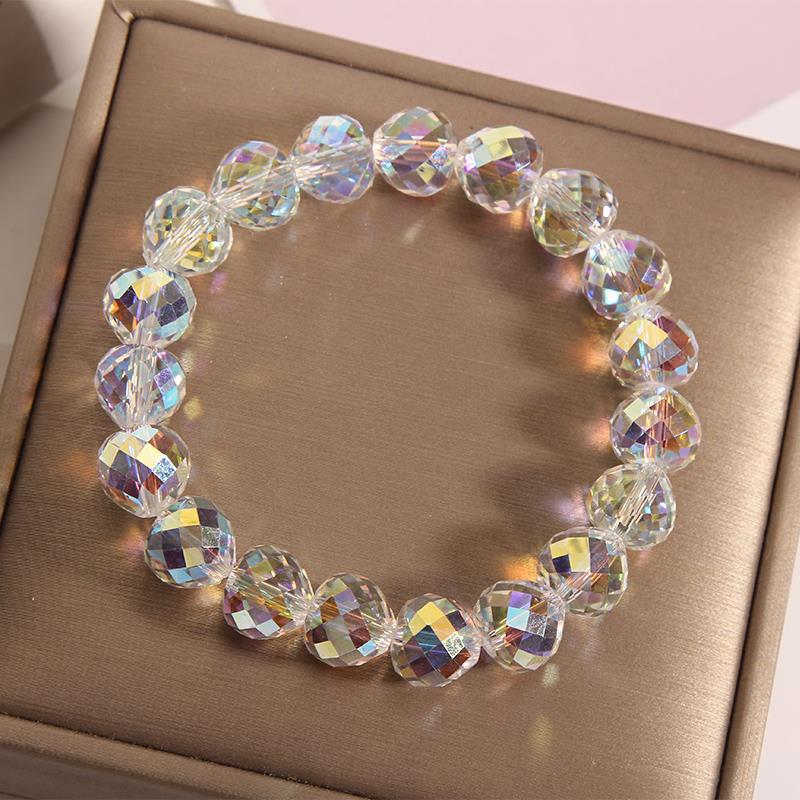 Summer Style Crystal Bracelet: Elegant Light Luxury, Sweet & Versatile for Women or Best Friends