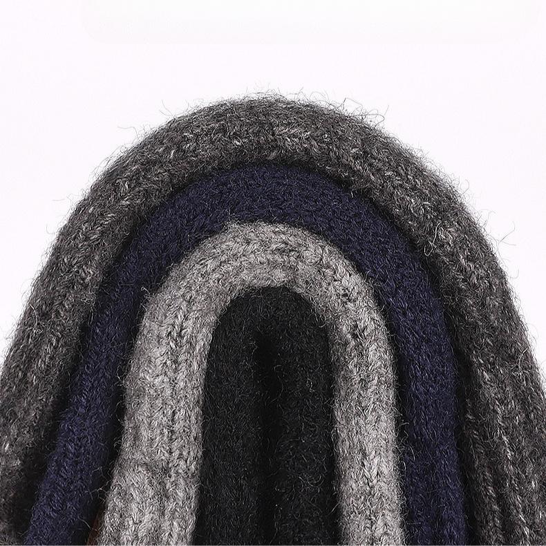 Camel Wool Knitted Warm Gloves for Men and Women Couple Gloves for Autumn and Winter Cold Resistant Touch Screen Gloves