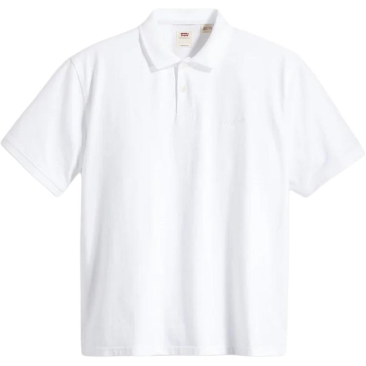 

Levis Однотонная Повседневная Универсальная Свободная Футболка-поло с коротким рукавом Мужские топы A6735-0000 XL