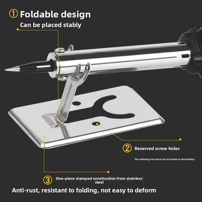 Electric Soldering Iron Stand Holder Small Portable High Temperature Resistance Welding Safety Accessories Kit
