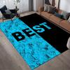 1pc Best Print, Design Area Rug - Soft, Anti-Slip, and Durable Gaming Room Decor for Bedroom, Living Room