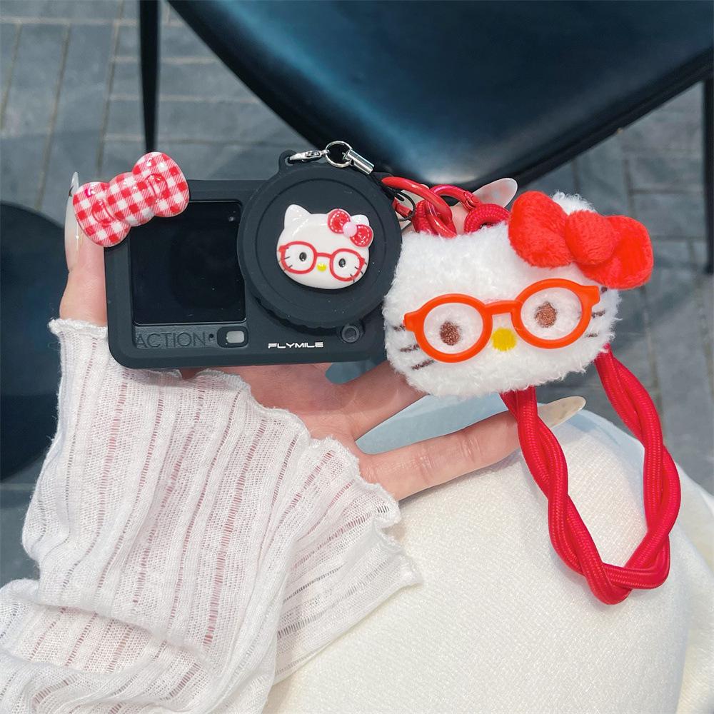 

Kitten Glasses Protective Case for DJI Action 3/4/5 Pro - Solid Color, Anti-Drop, Full Coverage. DJI Action 3