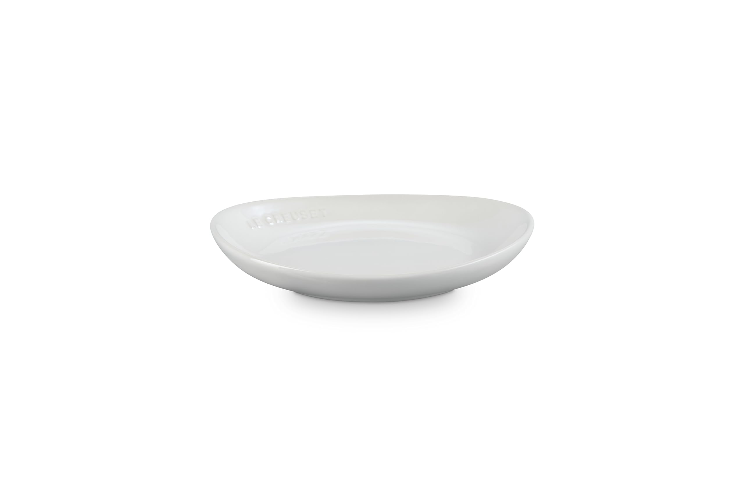 

Le Creuset Flora Plate, 19 cm, White Lustre, Heat and Cold Resistant, Microwave and Oven Safe, Oven Dish, Bakeware [Official Japanese Product]
