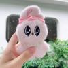 [KOVOL] Esther Bunny Rabbit Plush Toy Keychain, Korean Style, Fluffy Rabbit Key Ring, Cute Gift for Kids and Adults, Birthday Gift (Pink)