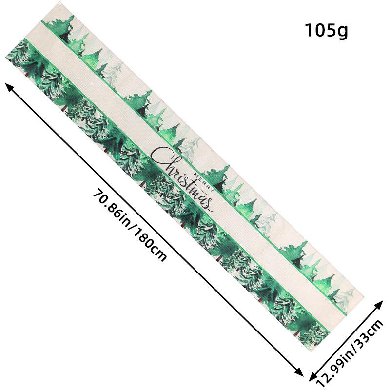 

Рождественский Имитация Пеньки Настольный Флаг Zhongran Классический Рождественский Шар Скатерть Гостиная Кухня Рождественские Украшения