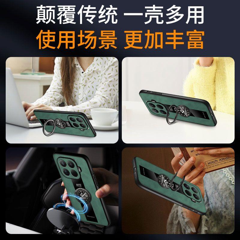 For Xiaomi 17T Pro Case Luxury Magnetic With Ring PU Leather Silicone Phone Cover For Mi 17T Shell Fingerprint-Resistant Bumper