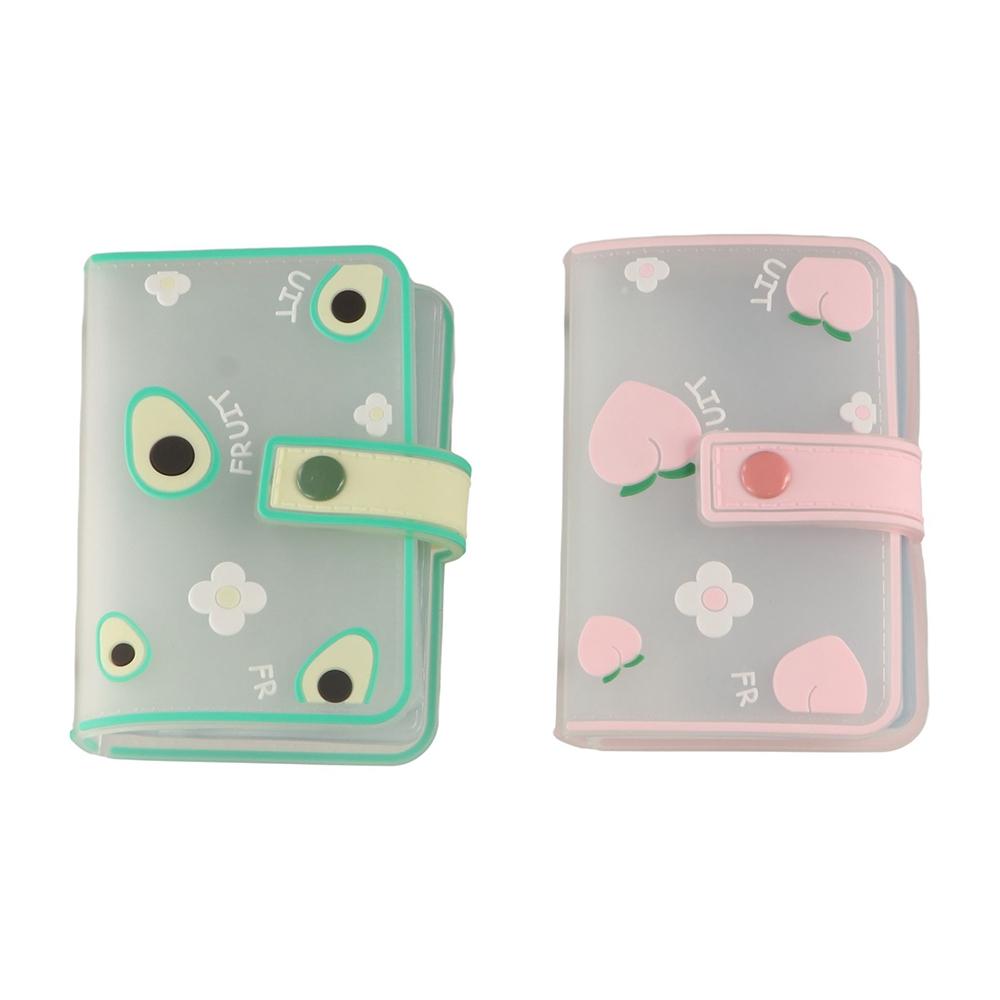 20 Bit Men Matte Transparent Credit Card Box Cartoon Card Holder Card Bag Credit Card Pocket