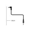 PICKPAL Guitar Pedal Power DC Cable, Multi-Way, 5.5*2.1mm, Self-Locking, 60cm