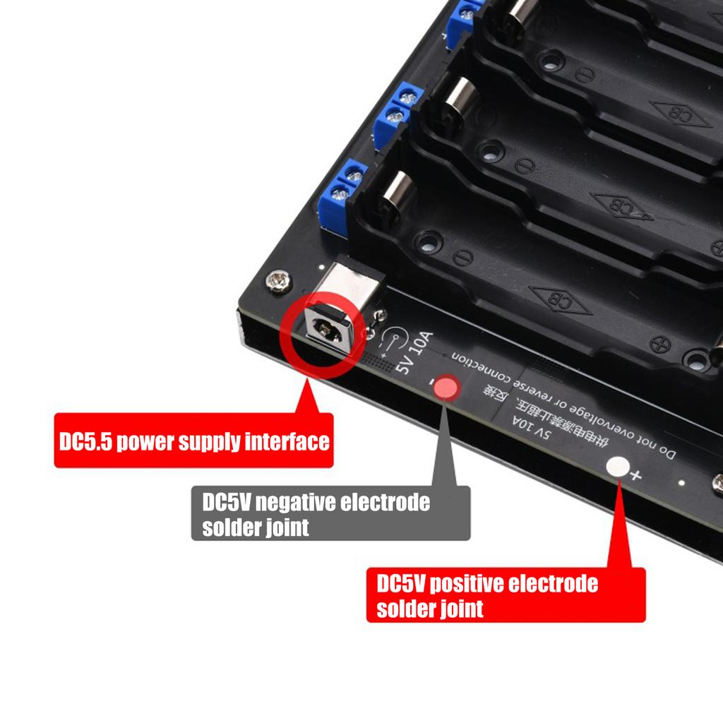 8-kanals litiumbatteritester egnet for 18650 med automatisk lading, utlading og kapasitet, måling av intern motstand