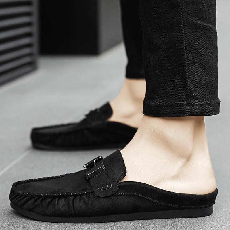 Letní móda Pánské lehké prodyšné nazouvací mokasíny