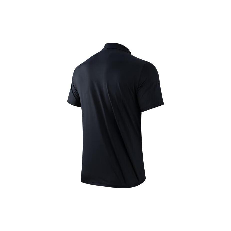 ANTA Variety Training Collection Polo Shirts Men's Black Polo Collar Moderate Straight Fit 152327156-2