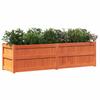 Plant Box Wax Brown 180 x 50 x 50 cm Solid Pine Wood