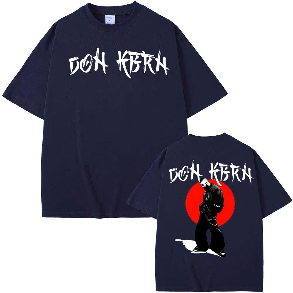 Eladio Carrion Don Kbrn Album 2025 Tour Double Sided Print T Shirts Men Women Gothic Clothes Hip Hop T-shirt 100% Cotton T Shirt