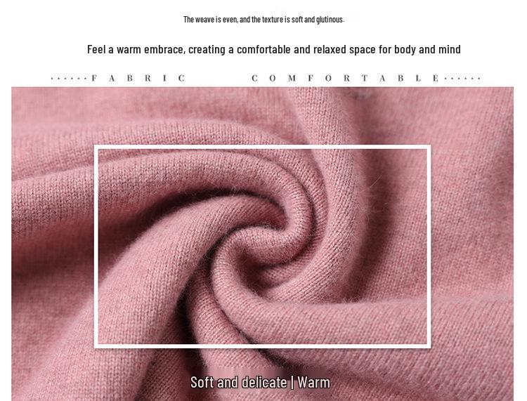 Women's Pure Wool Embroidered Sweater - Half-High Collar, Autumn/Winter, for Middle-Aged & Elderly, Warm Base Layer/Outerwear