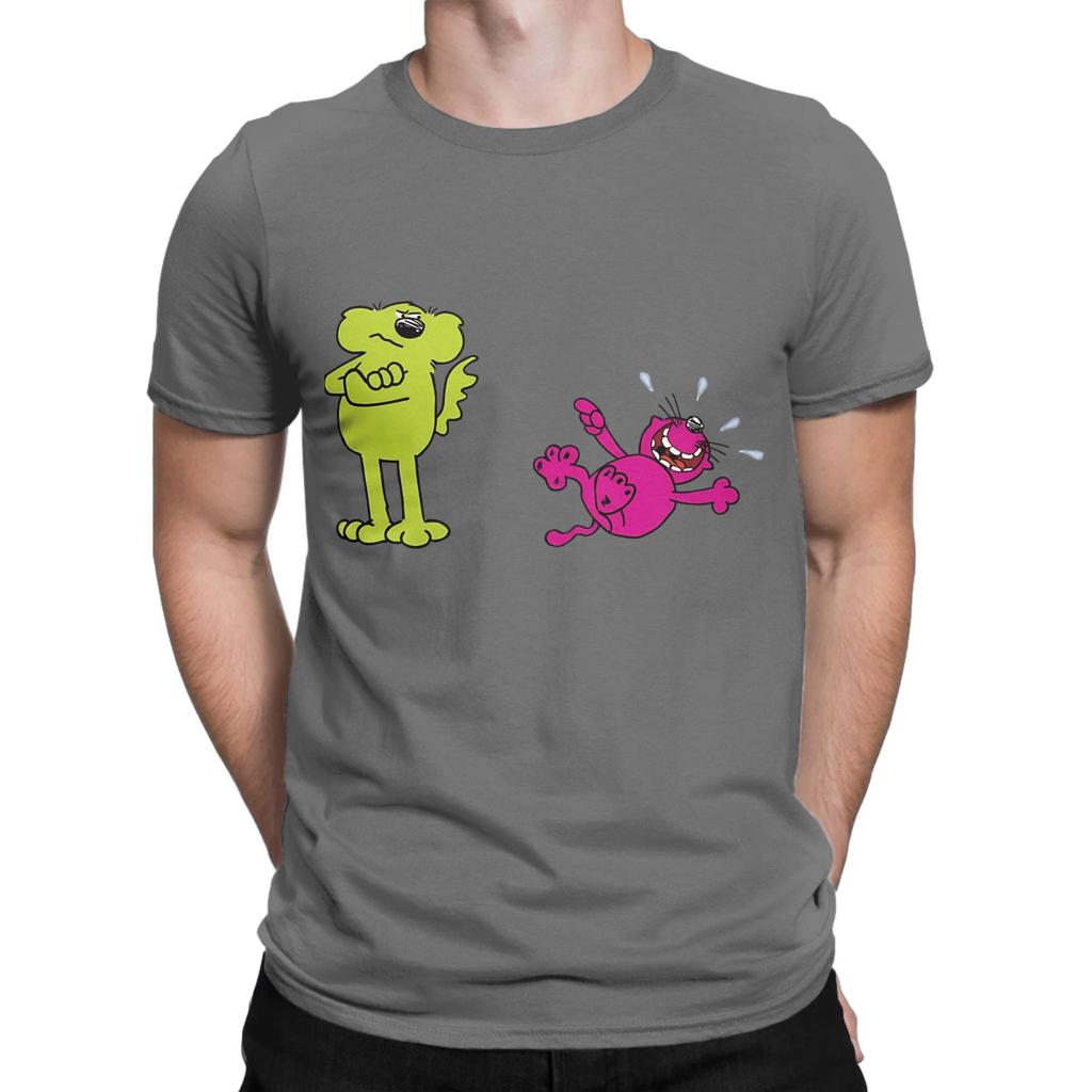 Roobarb and cCustard Dog and from Childrens TV Essential Funny 100 Cotton TShirt Roobarb and cCustard Tees Tops For Unisex